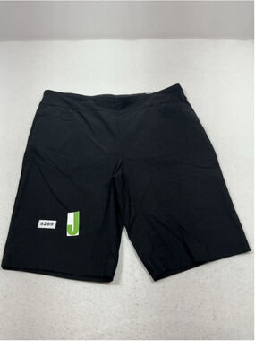 Womans NWT Kim Rogers Tummy Control Bermuda Shorts 22 W Navy Pullon